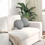 vidaXL Perne de Sezut 2 pcs Gri nori Ø30 x 13 cm tesatura GartenMobel Dekor (42014096)