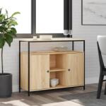 vidaXL Servanta, stejar sonoma, 100x35x80 cm, lemn prelucrat GartenMobel Dekor (835500) Comoda