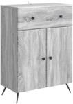 vidaXL Bufet cu sertar Sonoma gri 66 x 34, 5 x 90 cm Lemn prelucrat GartenMobel Dekor (895561) Comoda