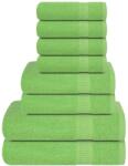 vidaXL Set de prosoape 8 piese Apple Green 360 g/m2 100% bumbac GartenMobel Dekor (137076) Prosop