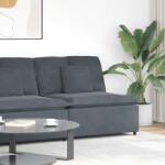 vidaXL Modul central canapea modulara cu perne gri închis 100 cm GartenMobel Dekor (4104430) Canapea