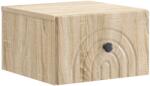 vidaXL Noptiera suspendata cu sertar, stejar sonoma, 33 x 34, 5 x 20 cm (898089)