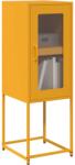vidaXL Dulap, galben mustar, 36x39x107 cm, otel laminat la rece GartenMobel Dekor (853401) Comoda