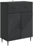 vidaXL Bufet cu sertar Negru 66 x 34, 5 x 89, 5 cm Lemn prelucrat GartenMobel Dekor (894866) Comoda