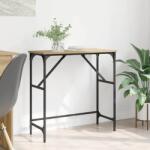 vidaXL Masa de consola Stejar Artizanal 75 x 32 x 75 cm Lemn compozit GartenMobel Dekor (882209)