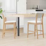 vidaXL Scaune de dining 2 pcs natural 48 x 49 x 95 cm GartenMobel Dekor (42020482)