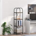 vidaXL Raft pentru carti Lemn vechi 40 x 30 x 146 cm Lemn compozit GartenMobel Dekor (879879) Biblioteca