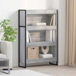 vidaXL Dulap pentru carti Gri Sonoma 80 x 30 x 155 cm Lemn compozit GartenMobel Dekor (886417) Biblioteca