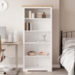 vidaXL Biblioteca BODO, maro, 82x40x173 cm, lemn masiv pin, 5 rafturi GartenMobel Dekor (355081) Biblioteca