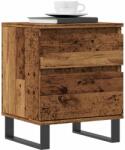 vidaXL Noptiera, lemn vechi, 40x35x50 cm, lemn prelucrat GartenMobel Dekor (857436)