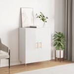 vidaXL Servanta, alb extralucios, 69, 5x34x90 cm, lemn compozit GartenMobel Dekor (827710) Comoda