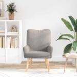 vidaXL fotoliu Gri deschis 63 x 67 x 94 cm Tesatura de Oaie si Plywood GartenMobel Dekor (42001789)