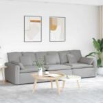 vidaXL Canapea modulara cu perne, gri nor GartenMobel Dekor (3321096) Canapea
