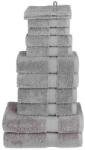 vidaXL Set de prosoape premium SOLUND, 12 piese, gri, 600 g/m2 GartenMobel Dekor (137577) Prosop