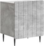 vidaXL Noptiera gri beton din lemn prelucrat, 43 x 34, 5 x 52 cm, stil modern (894341)