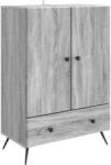 vidaXL Bufet cu sertar Sonoma gri 66 x 34, 5 x 95 cm Lemn prelucrat GartenMobel Dekor (895591) Comoda