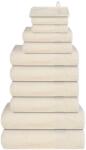 vidaXL Set prosoape 12 piese crema 360 g/m2 100% bumbac GartenMobel Dekor (137109) Prosop