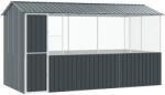vidaXL Cusca pentru pasari Antracit 410 x 210 x 230 cm Otel Galvanizat GartenMobel Dekor (3325171)