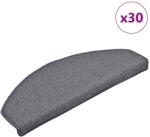 vidaXL Covorase pentru scari, 30 buc. , 65x24x4 cm, gri deschis si albastru, semirotunde, mari GartenMobel Dekor (3365764) Covor