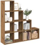 vidaXL Biblioteca/separator 4 niveluri stejar 131, 5x29x131, 5 cm lemn GartenMobel Dekor (857975) Biblioteca