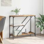 vidaXL Masa de consola Lemn Vechi 88, 5 x 30 x 75 cm Lemn compozit GartenMobel Dekor (882799)