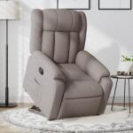 vidaXL Fotoliu rabatabil cu ridicare pe verticala, gri taupe, textil GartenMobel Dekor (3205324)