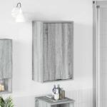 vidaXL Dulap de Baie cu usa sonoma gri 39 x 23.5 x 65 cm Lemn compozit GartenMobel Dekor (883390)