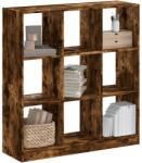 vidaXL Biblioteca, stejar fumuriu, 102x32x108 cm, lemn prelucrat GartenMobel Dekor (3307841) Biblioteca