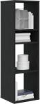 vidaXL Dulap cu carti negru 34x31x112 cm lemn prelucrat GartenMobel Dekor (860284) Biblioteca