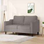 vidaXL Canapea cu 2 locuri, gri taupe, 140 cm, material textil GartenMobel Dekor (359366) Canapea
