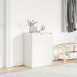 vidaXL Dulap pentru încaltaminte alb 57x34x76 cm lemn prelucrat GartenMobel Dekor (861868) Pantofar