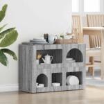 vidaXL Bufet Gri Sonoma 80.5 x 35 x 59 cm Lemn compozit GartenMobel Dekor (891330) Comoda