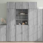 vidaXL Dulap înalt, gri sonoma, 70x42, 5x185 cm, lemn prelucrat GartenMobel Dekor (3281376) Comoda