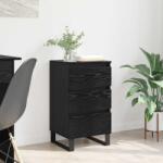 vidaXL Bufet cu sertar Stejar negru Lemn compozit GartenMobel Dekor (881716) Comoda
