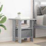 vidaXL Noptiera cu sertar Gri Sonoma 41 x 40 x 45 cm Lemn compozit GartenMobel Dekor (8000430)