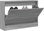 vidaXL Pantofar, gri sonoma, 80x21x57 cm, lemn compozit GartenMobel Dekor (839915) Pantofar