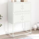 vidaXL Dulap, alb, 68, 5x38, 5x107 cm, otel GartenMobel Dekor (846487) Comoda