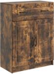 vidaXL Bufet cu sertar Stejar fumuriu 66 x 34, 5 x 87 cm Lemn prelucrat GartenMobel Dekor (895790) Comoda