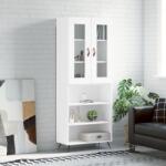 vidaXL Dulap înalt, alb, 69, 5x34x180 cm, lemn compozit GartenMobel Dekor (3198697) Comoda