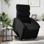 vidaXL Fotoliu rabatabil electric cu ridicare, negru, piele ecologica GartenMobel Dekor (3204054)