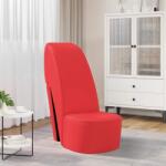 vidaXL Scaun, design toc înalt, rosu, piele ecologica GartenMobel Dekor (248646)