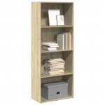 vidaXL Biblioteca, stejar sonoma, 60x30x152 cm, lemn prelucrat GartenMobel Dekor (857910) Biblioteca