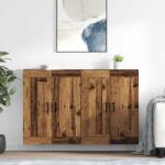 vidaXL Cabinet suspendat Pe perete 2 pcs Lemn vechi 69, 5 x 34 x 90 cm GartenMobel Dekor (3415563) Comoda