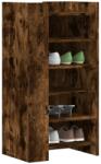 vidaXL Pantofar, stejar fumuriu, 52x37, 5x100 cm, lemn prelucrat GartenMobel Dekor (848448) Pantofar