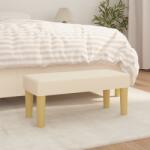 vidaXL Banca, crem, 70x30x30 cm, textil GartenMobel Dekor (346629)