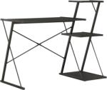 vidaXL Birou cu raft, negru, 116 x 50 x 93 cm GartenMobel Dekor (20288)