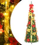 vidaXL Brad de Craciun artificial pop-up 100 LED-uri verde 150 cm GartenMobel Dekor (357761)