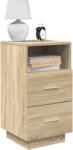 vidaXL Noptiera cu 2 sertare Stejar Sonoma 36x36x68 cm GartenMobel Dekor (858582)