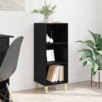 vidaXL Bufet Stejar negru 32.5 x 34.5 x 90 cm Lemn compozit GartenMobel Dekor (880963) Comoda