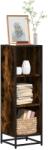 vidaXL Biblioteca, stejar fumuriu, 33, 5x33x107, 5 cm, lemn prelucrat GartenMobel Dekor (849156) Biblioteca